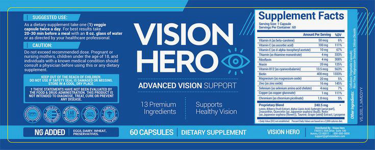 vision hero label